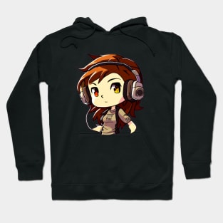 Girl Video Game Character - Gamer Girl Hoodie